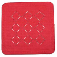 Spirella Tappetino antiscivolo per doccia in PVC espanso cm 55x55 rosso 10.13380