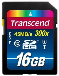 Transcend 16GB SDHC Class 10 UHS-I