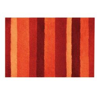 Spirella Tappeto per bagno in acrilico cm 80x150 rigatura Arancio 10.16973