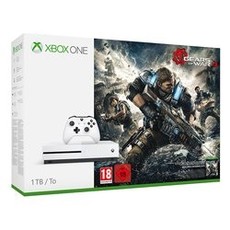 Microsoft Bundle con Videogiochi Xbox One S 1 TB + Gears of War 4 Bianco 234-00037