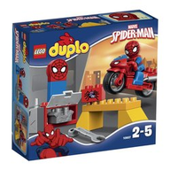 Costruzioni Lego Laboratorio della ragnobici di Spiderman Duplo 10607 Da 2 a 5 Anni