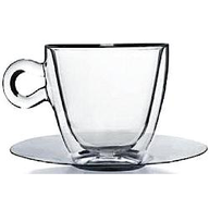 Bormioli Luigi Set 2 tazze cappuccino termiche 16,5 cl