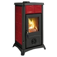 Stufa a Legna Nordica GEMMA ELEGANCE Bordeaux 7111600