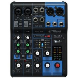 Yamaha Mixer Analogico MG06X 6Can.2Mic.6Lin.Eff
