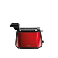 Tostapane Hotpoint TT22MDR0 850W Spegnimento Automatico Nero, Rosso Vassoio Briciole Rimovibile