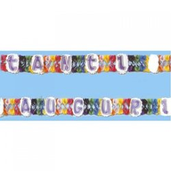 Addobbo per feste Pegaso Ghirlanda Auguri 5 mt PB904AU 