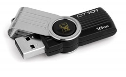 Kingston Pen Drive DT101G2/16GB 16gb Black trasp.