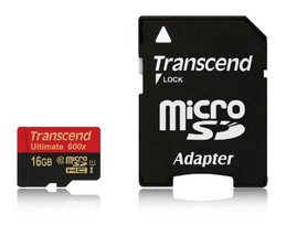 Transcend 16GB microSDHC Class 10 UHS-I