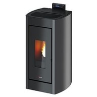 Stufa a Pellet Cadel Kriss3 Libera Installazione 7 Kw Profondità 52,8 cm Antracite