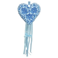 Fiocco nascita Baby Idea Cuore Medio colore Azzurro Cm/A