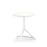 Connubia Calligaris Tavolo contract EVOLVE CB/4052-A D60 Piano P94 nob. BIANCO OPACO Struttura P15 mt. NERO OPACO Gambe P15 mt. NERO OPACO