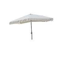 Amicasa Ombrellone da Giardino 3x3 Palo Grigio/ecru Alluminio