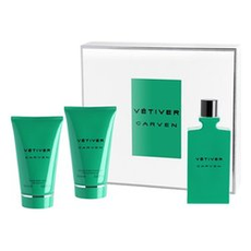 Carven Set Vetiver Eau de Toilette 100 ml + Balsamo Dopobarba 100ml + Doccia Gel 100 ml
