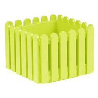 Emsa Fioriera quadra landhaus in plastica Verde cm 38x38 508745