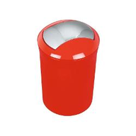 Spirella Contenitore rifiuti in polystirene Rosso lucido cm 19x30 - 5,0 Lt 10.14383