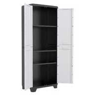 Kis Armadietto alto a doppia anta e 3 ripiani cm 68x39x90 serie Linear 9724000