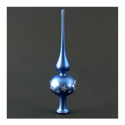 Palline per albero di natale Amicasa Puntale cm 30 Blu decorato 103