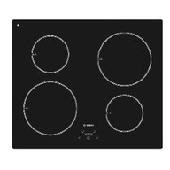 Piano cottura tipo Induzione Bosch P.Induz.BOSCH PIE611B10J PowerBoost con 4 zone di cottura con larghezza di 60 cm di colore Nero