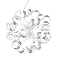 B2 Light Lampadario a Sospensione D 530 x H min 650 / max 1150 mm 6 x 40W E14 / 240V IP20 Argento 0500543