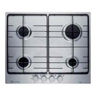 Piano cottura tipo Gas Electrolux RGG6242NVX con 4 zone di cottura con larghezza di 60 cm di colore Inox