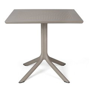 Nardi Tavolo da Esterno 80 cm 80 cm Tortora 40082.10.000
