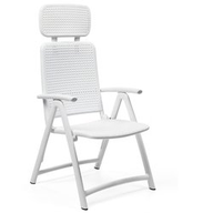 Nardi Poltrona da Esterno Polipropilene fiber glass 59 cm 64,5 cm 122,5 cm Bianco 40314.00.000