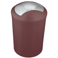 Spirella Contenitore porta rifiuti in resina termoplastica Marrone cm 19x30 - 5,0 Lt 10.03549