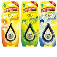 Tavola Profumatore per auto Arbre magique Clip profumazioni e colori assortiti 133803