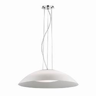 B2 Light Lampada a sospensione D 640 x H min 190 / max 1010 mm 3 x 60W E27 IP20 Bianco 0354193