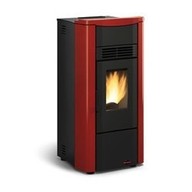 Stufa a Pellet Extraflame GIUSY 2,4-7,0 kW Profondità 504 mm Bordeaux