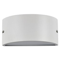B2 Light Lampada da parete L 250 x H 120 x P 130 mm 1 x 60W E27 / 240V IP44 Bianco 0500373