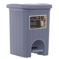 Stefanplast Pattumiera da bagno Plastica riciclabile al 100% 6 Lt Blu avio 30105