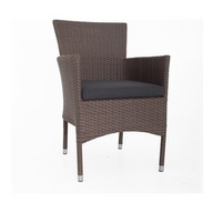 Amicasa Poltrona da Esterno Rattan Cappuccino Monza