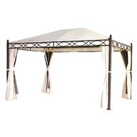 Amicasa Gazebo Ferro 3x4 Oregon Pvc tende+zanzariere