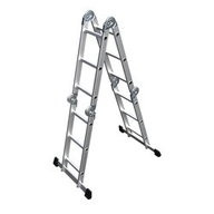 Frigerio - Oreca Scala snodabile multiuso a posizionamento automatico Alluminio 4+3 Gradini 000304.0