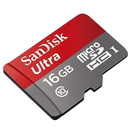 Sandisk M. Micro SD 16G Ultra CL10 80Mbs-3100541