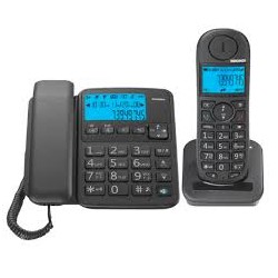 Brondi Tel.Bravo Duo Plus Black Cordless/Corded