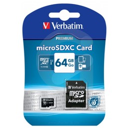 Verbatim 64GB microSDXC (Adapt)