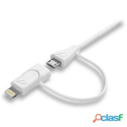 Cellular Line USBDATACMFIIPH5DUAXIphone5 e Micro