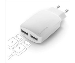 Cellular Line Caricabatt. Rete ACHUSBDUAL3AIPAD 3A dispon. nero