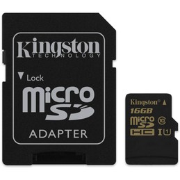 Kingston microSDHC Class 10 UHS-I Card 16GB
