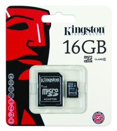 Kingston 16Gb microSDHC  