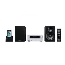 Pioneer Micro X-HM32VSSilver RDS Divx Hdmi 2x30w