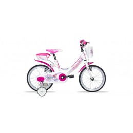 Cicli Lombardo Mariposa 16 Bianco Rosa 