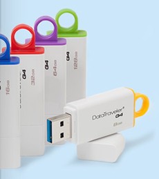 Kingston Pen Drive DTI G4/16GB 16gb WHITE USB3