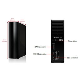 Western Digital 2TB My Book AV-TV